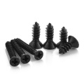 Black Oxide M1 M1.2 M1.4 M1.5 M1.7 M1.8 M2 M3 M4 M5 CSK Countersunk Flat Head Phillips Self Tapping Wood Screw